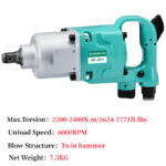 Pneumatic Impact Wrench 2400N.m - Air Wrenches - zhineng.y...